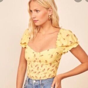 Reformation Jewel Top in Kensington